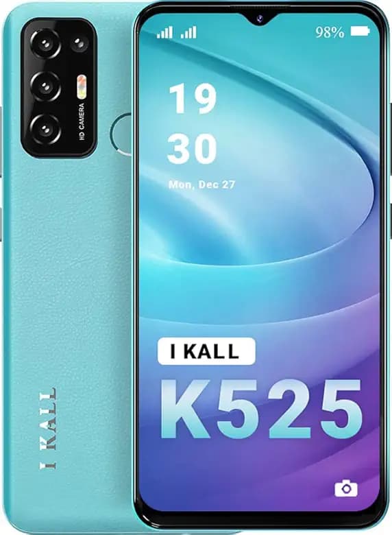 I KALL K525 Smartphone (4GB, 64GB) (6.26 Inch HD Display) | Sky Blue
