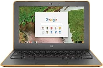 (Renewed) HP Chromebook 11A G6 EE 11.6 inches HD Chromebook (AMD A4-9120C/4GB/16GB eMMC/Chrome OS 64/AMD Radeon R4 Graphics),Delicate Orange - 6QG64PA