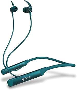 (Renewed) PTron Tangent Sports, 60Hrs Playtime, ENC BT5.2 Headphone, AptSense 40ms Low Latency Gaming, Punchy Bass, in-Ear Wireless Earphone, HD Mic, ...