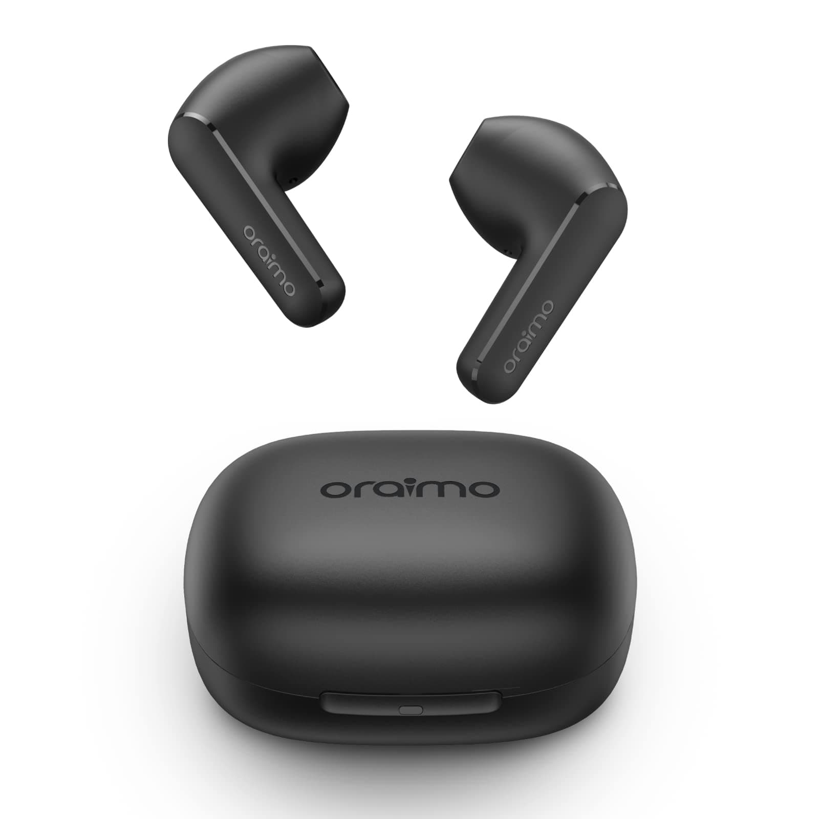 Oraimo Roll Truly Wireless Earbuds Half in Ear Bluetooth Earbuds with ENC,Deep Bass, 13MM Dynamic Driver, 16Hrs Playtime, Immersive Audio, Touch Control, Voice Assistance & Fast Charging