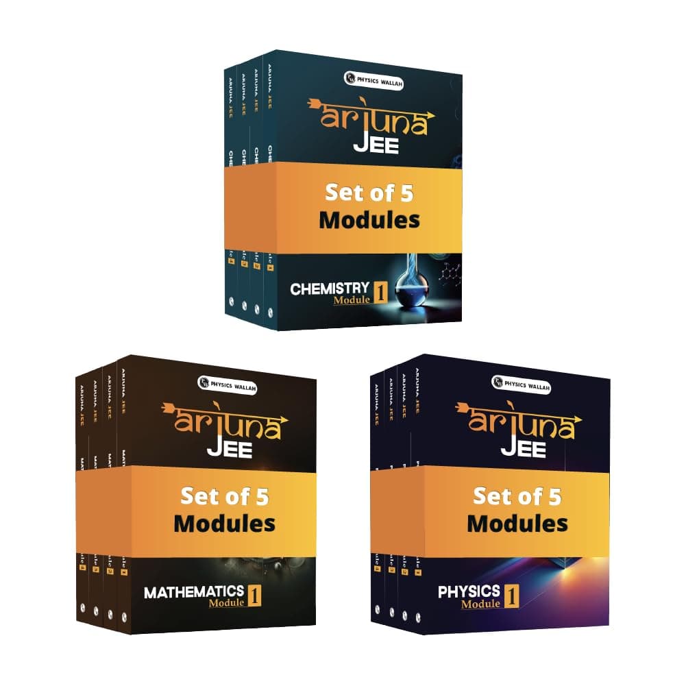 PW Arjuna For JEE Main & Advanced Class 11 Physics, Chemistry and Mathematics Modules with Solutions Combo Set of 15 Books For 2025 Exams