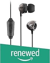 (Renewed) Sennheiser CX 275 S Wired In Ear Headphone with Mic (Black)
