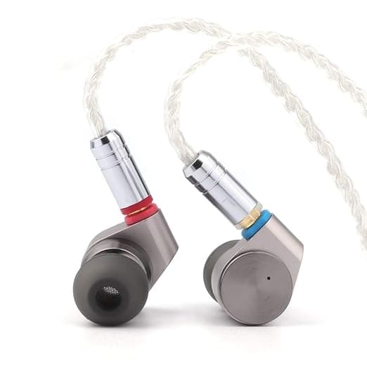 TIN HiFi T2 HiFi 2DD Double Dynamic Drive in Ear Earphone Bass DJ Metal Headphones, 3.5 mm MMCX In-Ear