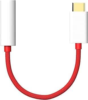 Sounce Type C to 3.5 mm Jack Audio Connector, Noise Cancelling Headphones Jack Converter Audio Adapter Compatible for Nord 10/ 10T / 9 / 9T / 8T/8/7/7...
