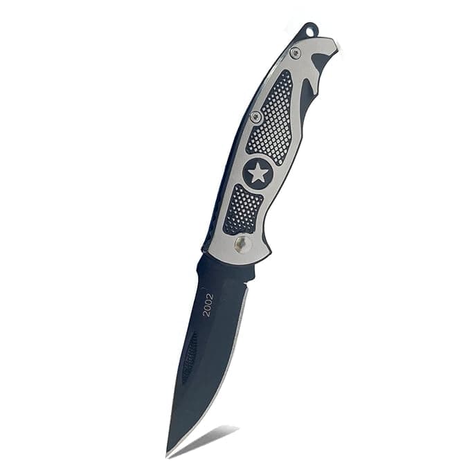AADHIK Star Shield Foldable Pocket Knife (Manual) – Multipurpose Carbon Steel Blade for Kitchen, Travel, Home & Office Use – Compact Folding Knife Tool (Pack of 1)