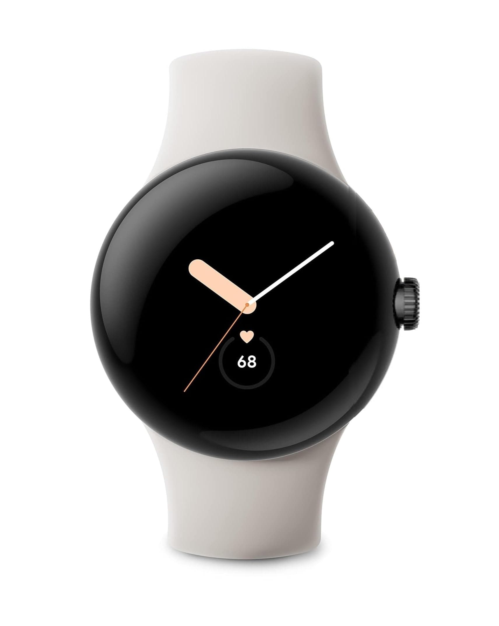 Google Pixel Watch LTE Smartwatch Compatible with Cellular or WiFi Data, GPS, BT and Heart Rate Monitor 41mm, Bulk Packaging (Chalk)