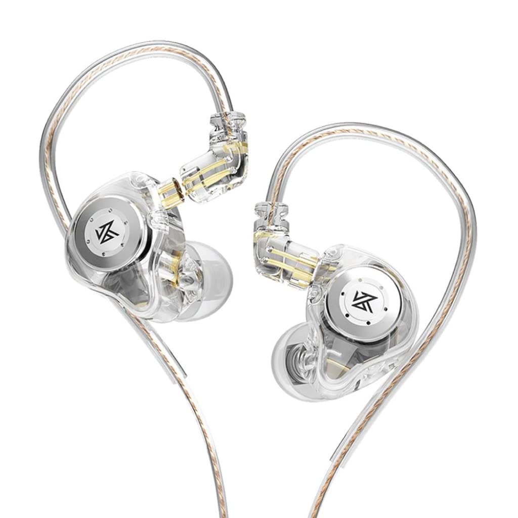KZ EDX Pro IEM Earphone, HiFi Stereo Special Dual Magnetic Circuit Dynamic Driver Resin Inlay Metal Process in-Ear Monitors Earbuds with 5N OFC 2Pin D...