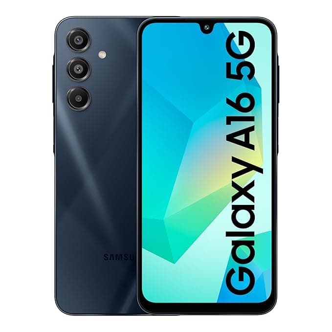 Samsung Galaxy A16 5G (Blue Black, 6GB RAM, 128GB Storage)_with Other Offers