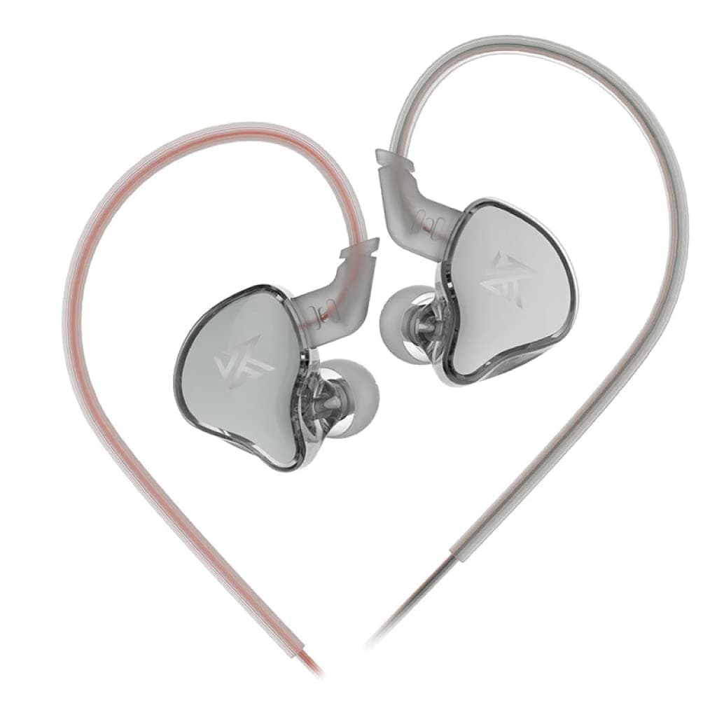 KZ EDCX Wired IEM10mm Dynamic Driver | PET Diaphragm | Transparent PC Cavity | HD Microphone | U-Shaped Tuning | Detachable Cable | OFC Cable | Lossle...