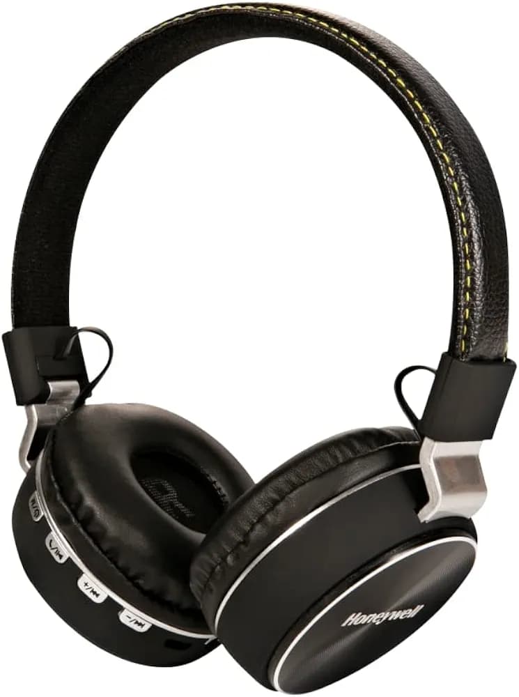 (Renewed) Honeywell Moxie V10 Wireless Bluetooth Headphones with Up to 12 Hours Playtime, Foldable Headphone with Mic, High Bass, Bluetooth 5.0 (Black)