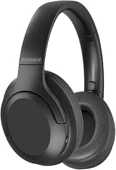Promate Wireless Headphones, Hi-Fi Active Noise Cancelling Over-Ear Wired/Wireless Bluetooth v5.3 Headset with Microphone, 27H Playtime, Foldable Desi...