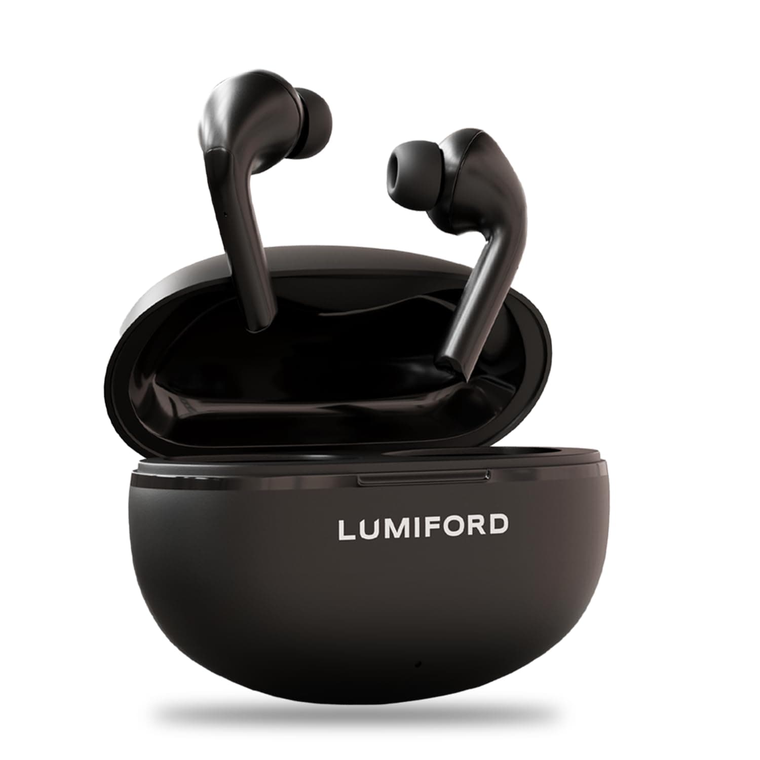 LUMIFORD Max T75 Earbuds India's 1st DFT, Advanced BT v5.3, IPX4 Water Resistant with Smart Touch Control, 13mm Hi-Fi Bass Driver, Voice Assistant, Ty...