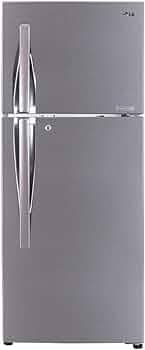 LG 260 L 3 Star Frost Free Double Door Refrigerator(GL-T292RPZY, Silver, Inverter Compressor)