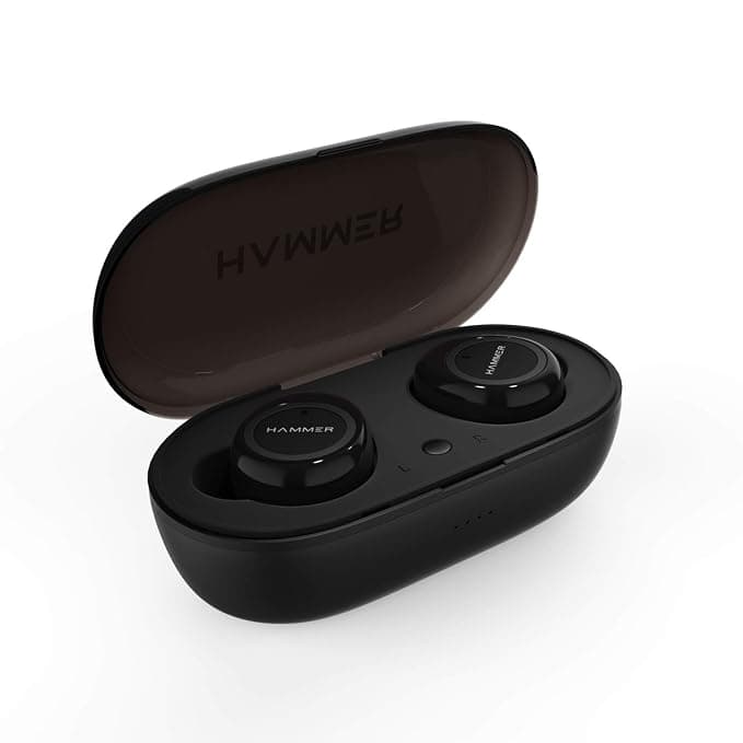 HAMMER PRO Airflow Bluetooth Truly Wireless In Ear Earphones with Mic (Black) In-Ear