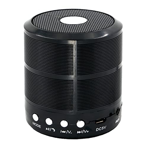 CINEFX Mini Bluetooth Speaker WS-887 with FM Radio, Memory Card Slot,Slot, AUX Input Mode(Multi Colours)