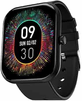 (Renewed) Fire-Boltt Dazzle Plus Smartwatch Full Touch Largest Borderless 1.81” Display & 60 Sports Modes (Swimming) with IP68 Rating, Sp02 Tracking, Over 100 Cloud Based Watch Faces
