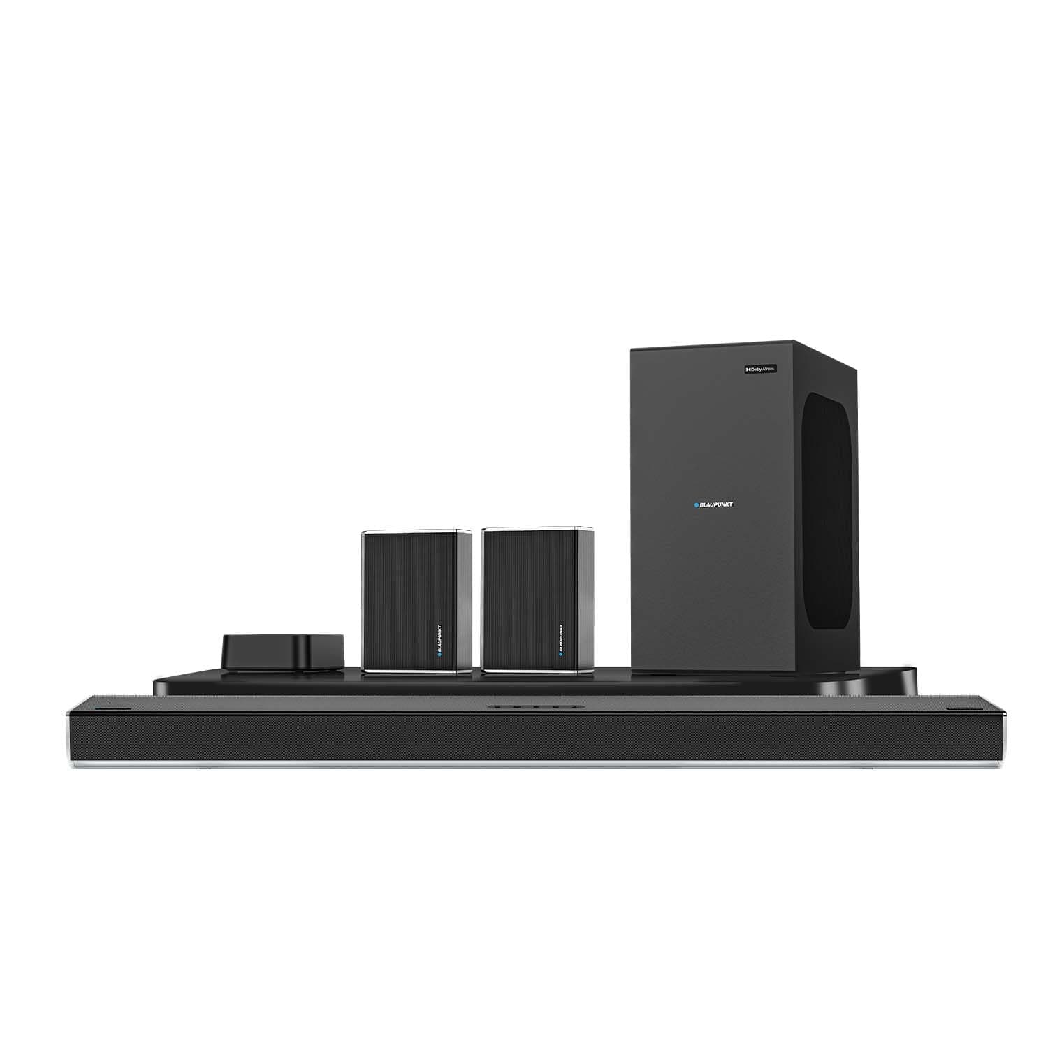 BLAUPUNKT SBW600 Klassic 8.1 Dolby Atmos Soundbar Home Theater System | 700W Powerful Surround Sound | 8" Subwoofer & Wireless Receiver | Premium Meta...