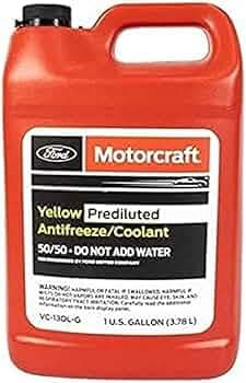 Genuine Ford Fluid VC-3DIL-B Orange Pre-Diluted Antifreeze/Coolant - 1 Gallon
