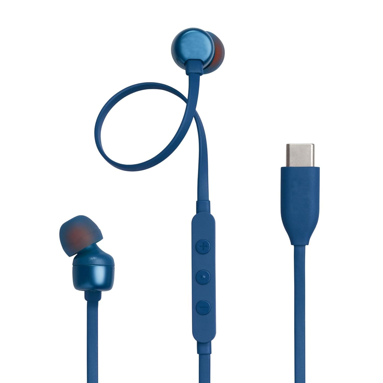 Tune 310 C USB Type C Wired Earphone with Mic Comaptible with J B L Tune 310C Noise Isolation, Hi-Res, Pure Bass Sound, EQ Presets Control Compatible ...