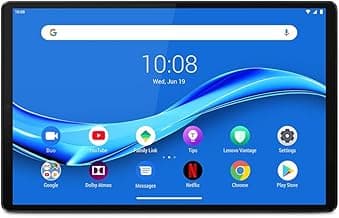 Lenovo Tab M10 FHD Plus Tablet (26.16 cm (10.3-inch), 4GB, 128GB, Wi-Fi + LTE, Volte Calling), Platinum Grey
