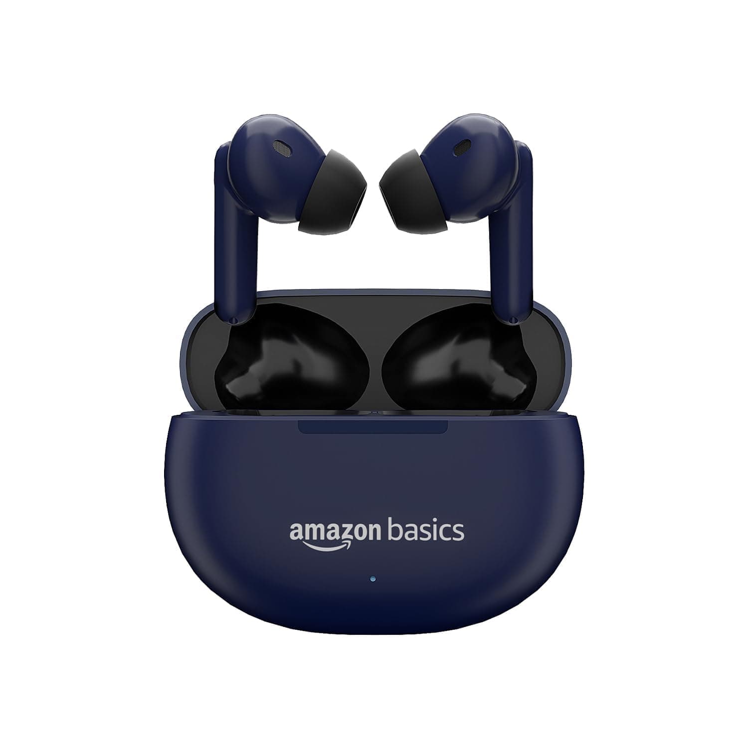 amazon basics True Wireless in-Ear Earbuds with Mic, Touch Control, IPX5 Water-Resistance, Bluetooth 5.3, Up to 55 Hours Play Time, Voice Assistance a...