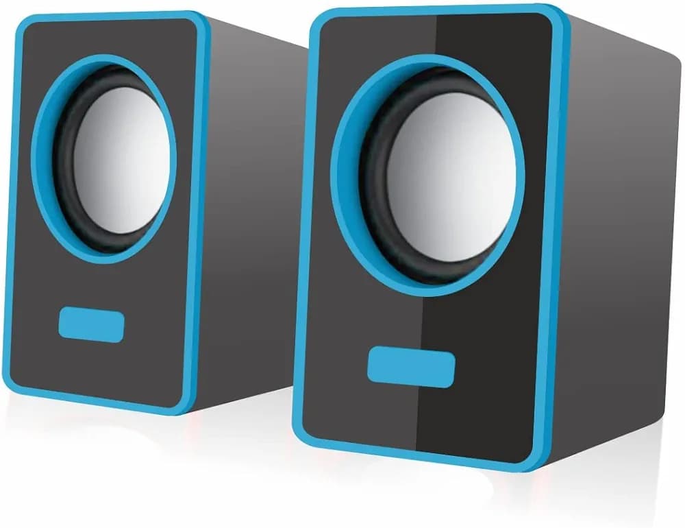 Genteel® Computer Speaker Multimedia Sound Bass Speakers Auxiliary System for PC Laptop (PC Speaker #X-CS1006)