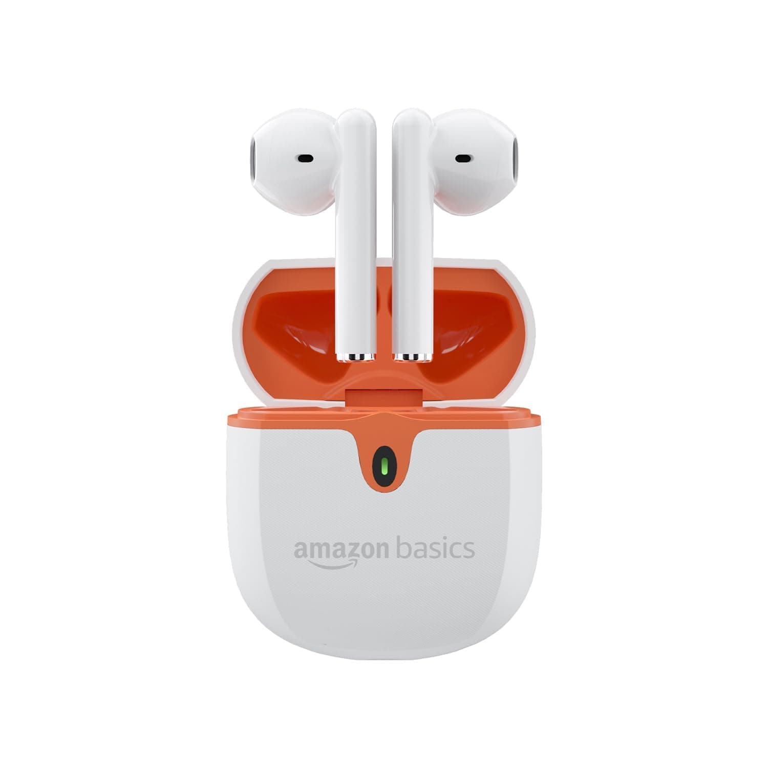 amazon basics True Wireless in-Ear Earbuds with Mic, Touch Control, IPX5 Water-Resistance, Bluetooth 5.3, Up to 36 Hours Play Time, Voice Assistance a...