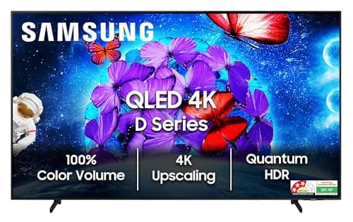 Samsung 163 cm (65 inches) QE1D series 4K Ultra HD QLED Smart TV QA65QE1DAULXL (Black)