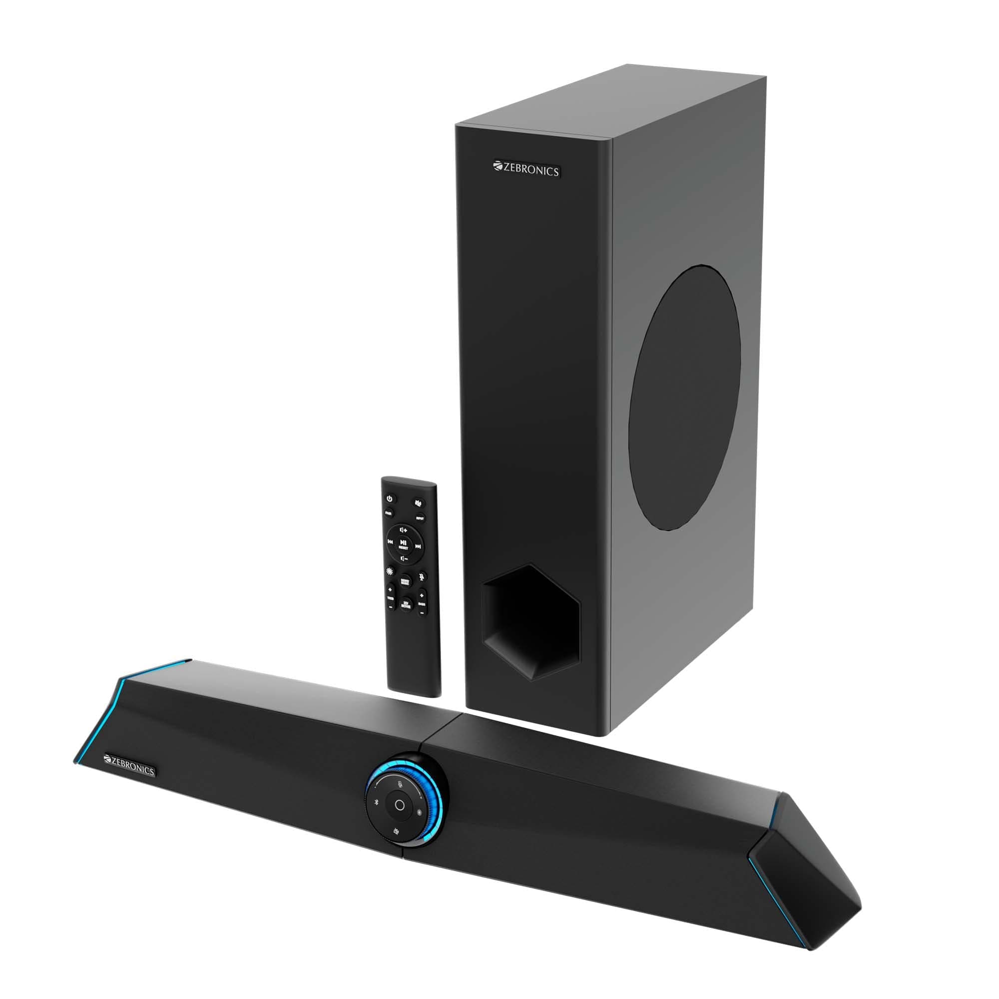 Zebronics Zeb-Sonic Bar 100 Premium 120W 5.1 Channel Bluetooth, Hdmi, Auxiliary Soundbar