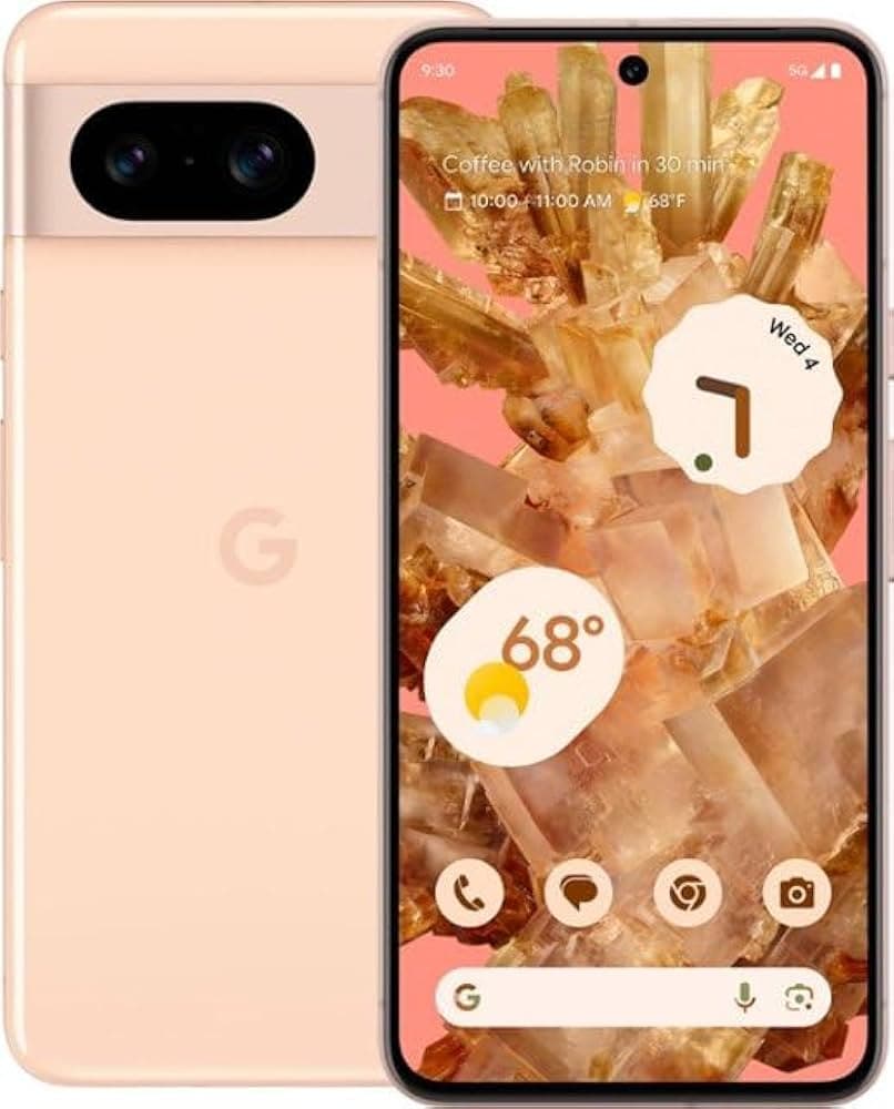 Pixel 8 5G (Rose, 8GB RAM, 128GB Storage)