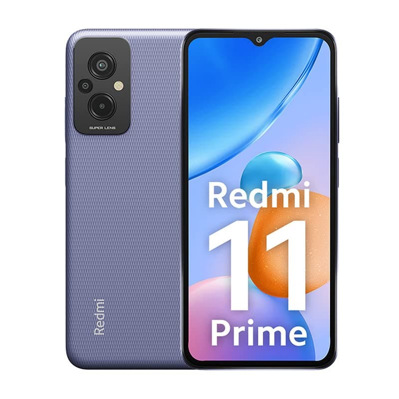 (Refurbished) Redmi 11 Prime (Peppy Purple, 6GB RAM, 128GB Storage) | Prime Design | High Performance He