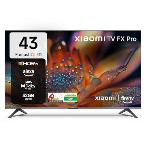 Xiaomi 108 cm (43 Inches) FX Pro Series 4K Ultra HD Smart Fire QLED TV L43MB-FPIN