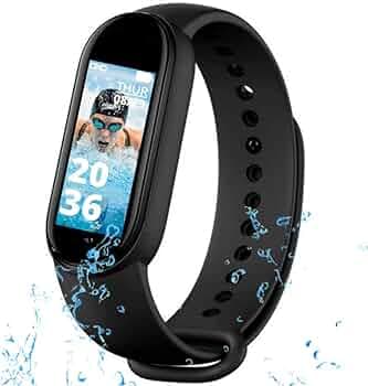 Techking (with 15 YEARS WARRANTY M10 Smart Band Large Screen and Sleep Monitoring Smartwatch, Fitness Heart Rate with Activity Tracker for Men/Women, ...