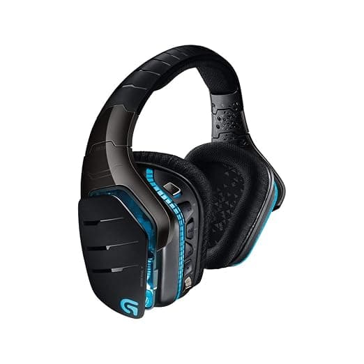 Logitech G933 Artemis Spectrum RGB 7.1 Surround Sound Gaming Headset, Wireless Headphones and Microphone Headsets