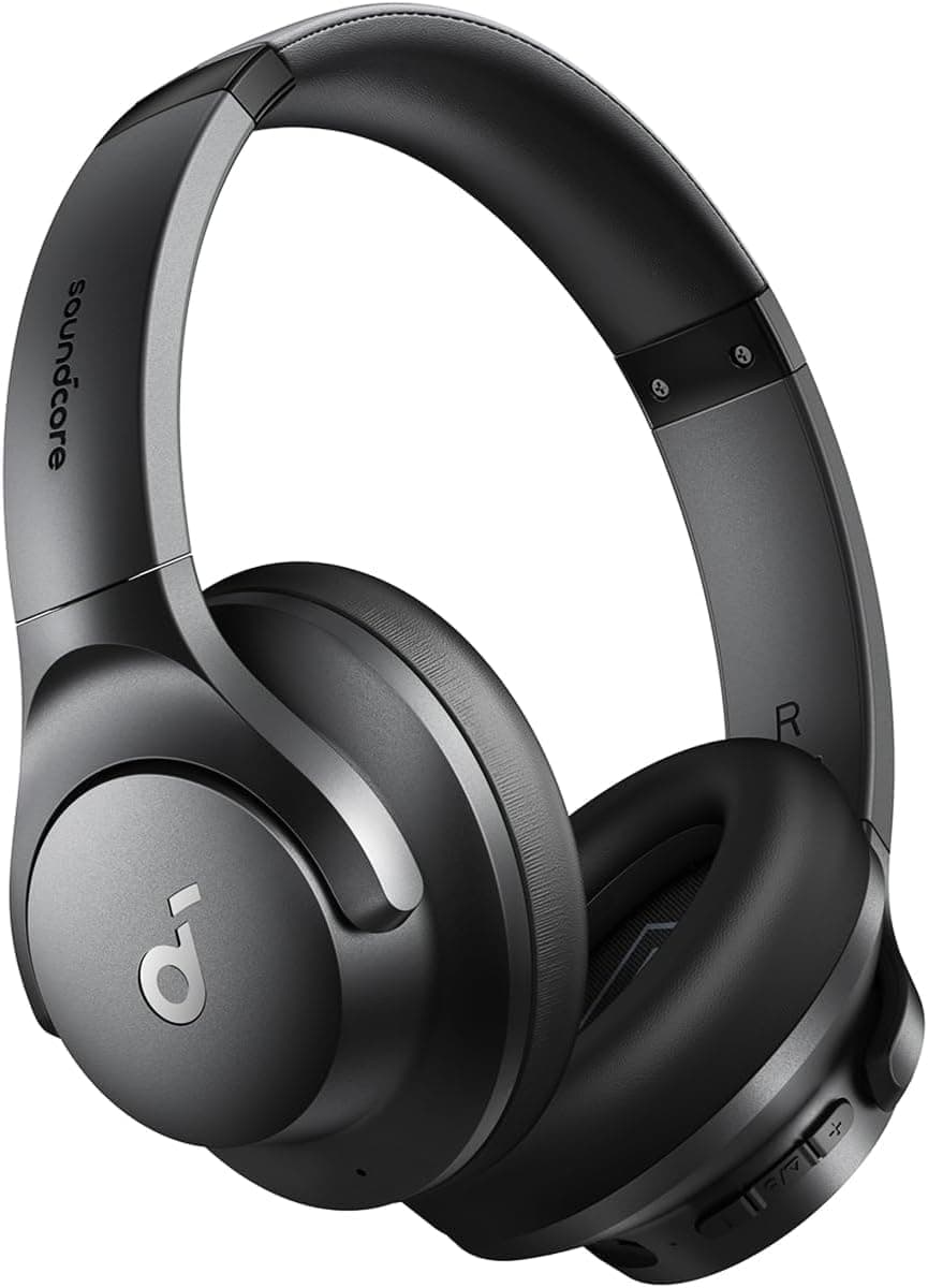 soundcore by Anker Q20i Wireless Bluetooth Over-Ear Headphones with Hybrid Active Noise Cancelling, 40h Playtime in ANC Mode, Hi-Res Audio, Deep Bass,...