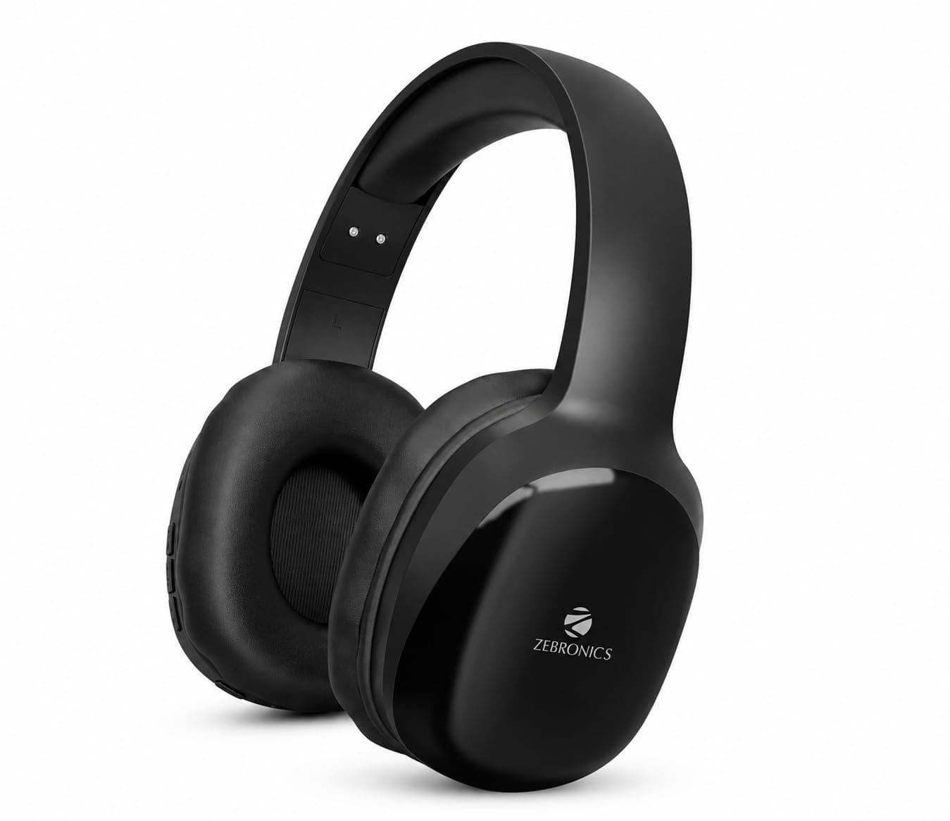 Zebronics Zeb-Thunder PRO On-Ear Wireless Headphone with BTv5.0, Up to 21 Hours Playback, 40mm Drivers with Deep Bass, Wired