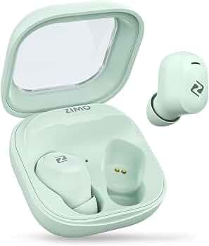 (Refurbished) Zimo Sync Mini in-Ear TWS Earbuds with Bluetooth 5.3, 28 Hrs Playtime, 8mm Drivers, Stereo Calls, Touch Control, Type-C Charging Wireles...
