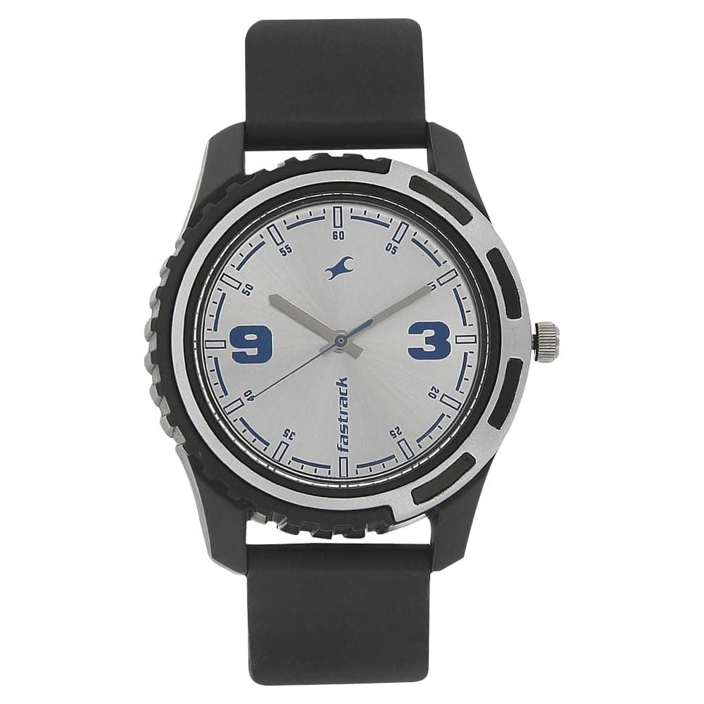 Casual Analog Silver Dial Men's Watch-NL3114PP02/NP3114PP02