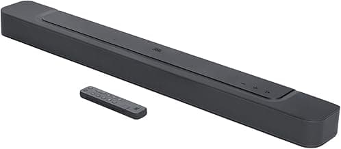 JBL Bar 300: 5.0-Channel Compact All-in-one soundbar with MultiBeam and Dolby Atmos, Black