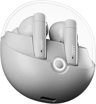 Leaf Buds X514 True Wireless ANC in Ear Earbuds with AI Sound App,Active Noise Cancellation,Transparency Mode,70H Playtime,Quad Mic Enc,40Ms Low Laten...