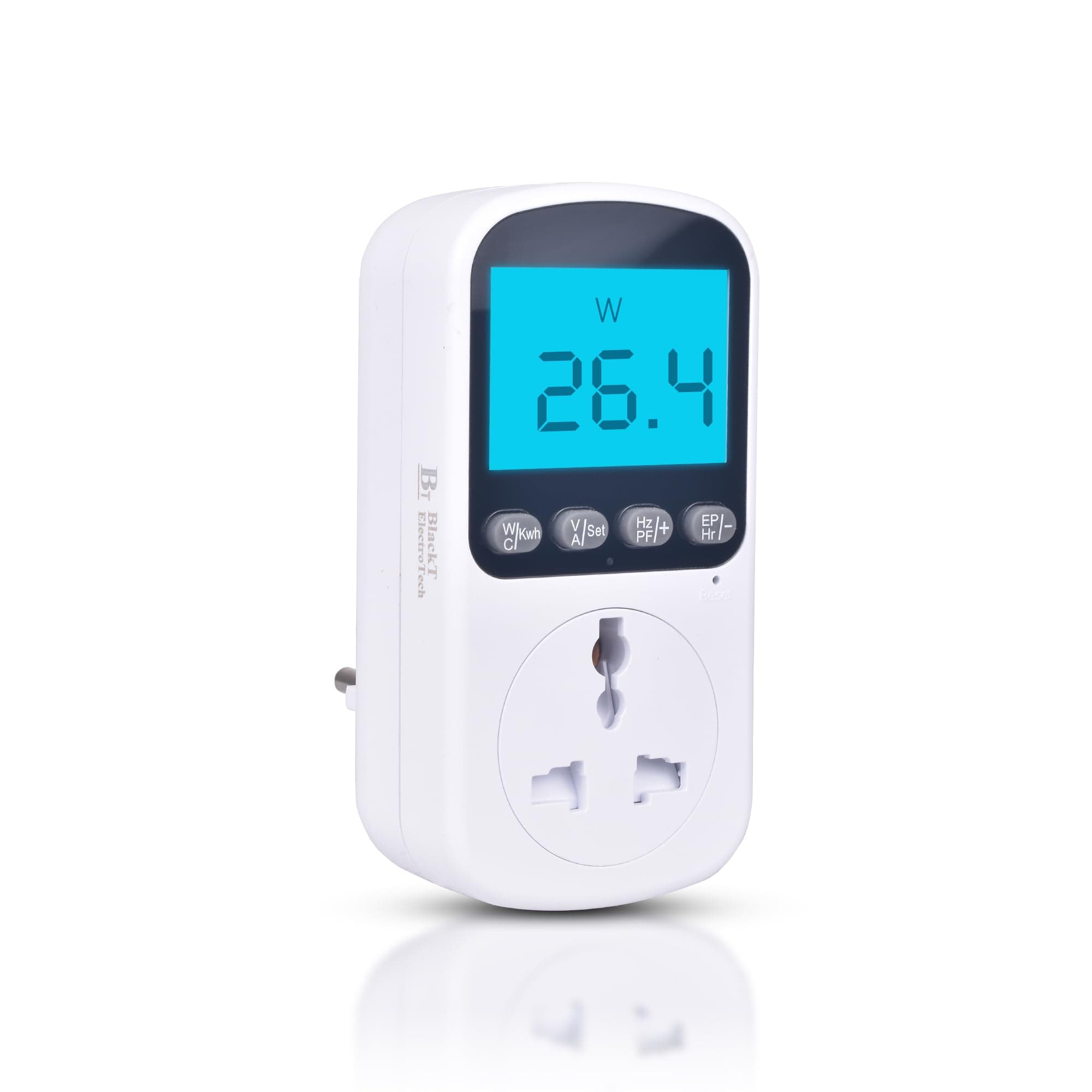 Blackt Electrotech (BT72PM) Digital Electricity Usage Monitor Plug  Power Meter with LCD Display for Watts, Voltage, Amps, and Energy Cost Calculation...
