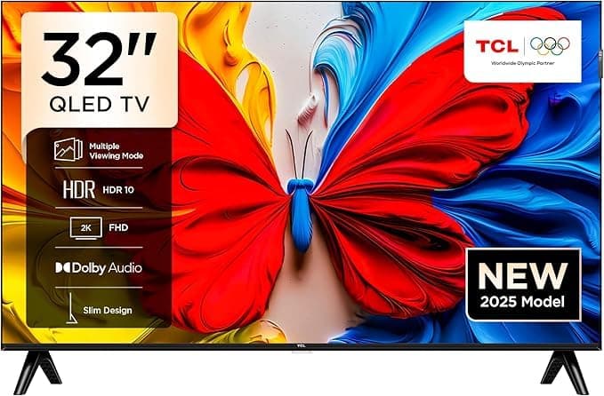 TCL 80 cms (32 inches) S5KSeries Full HD Smart QLED Google TV 32S5K- 2025 Model