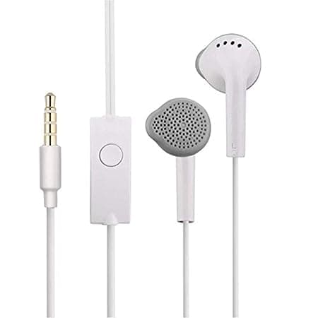 Earphone for Samsung Galaxy M30s Universal Wired Stereo Bass Head Hands-Free Headsets Earbuds with Mic, Calling 3.5mm Jack Best Sound Earphones Compat