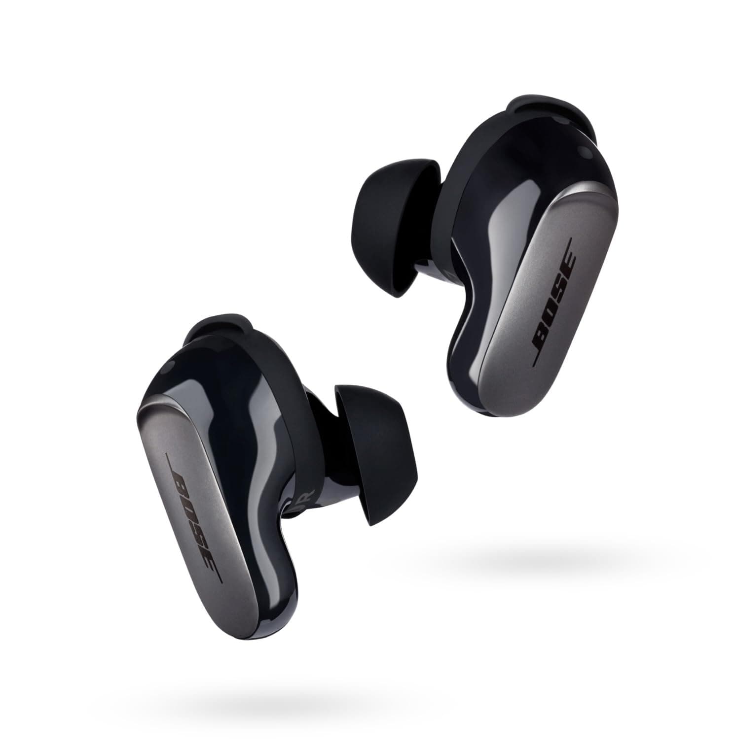Bose New QuietComfort Ultra Wireless Noise Cancelling Earbuds, Bluetooth Earbuds with Spatial Audio and World-Class Noise Cancellation, Black