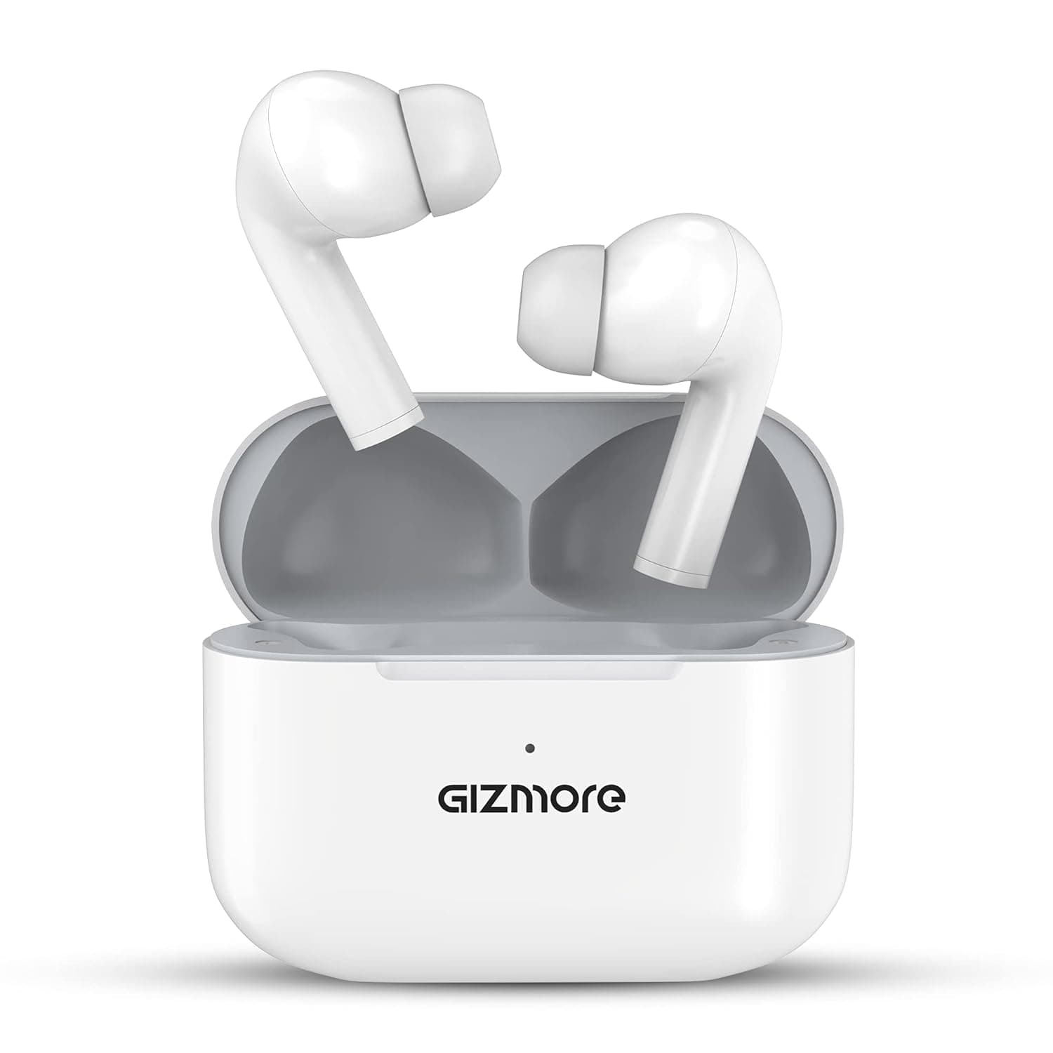 GIZMORE GIZ Bud 803 WHT Bluetooth Truly Wireless in Ear Earbuds with Mic (White) In-Ear