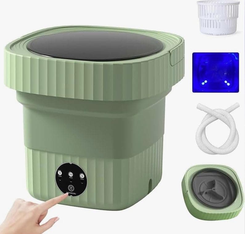SeMi AuToMaTiC FoLdInG 2KG SmAlL MiNi WaShInG MaChInE WiTh DrYeR DeEp CLeAnInG FoR UnDeRwEaR WaShINg MaChInE SeMi AuToMaTiC M62