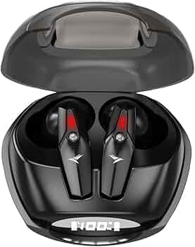 MOZU Flexibuds X Pro with ENC Gaming,40ms Super Low Latency,60 Hours Playback,EQ Mode