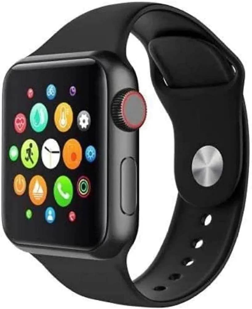 MS T55 Smart Watch with Calling Function and BP Monitor (Series 7) - Black