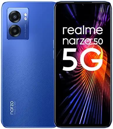 realme narzo 50 5G (Hyper Blue, 6GB RAM+128GB Storage) Dimensity 810 5G Processor | 48MP Ultra HD Camera