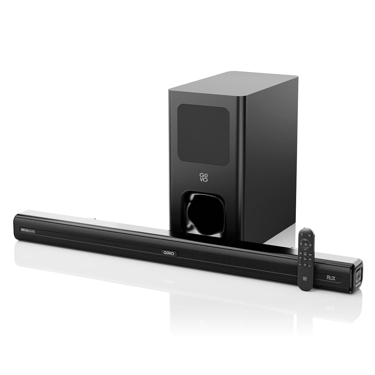 GOVO GoSurround 800 Dolby Digital | 180W Sound bar, 2.1 Channel Home Theatre, Mega subwoofer, HDMI, OPT, AUX, USB & Bluetooth, 3 Equalizer Modes, Styl...